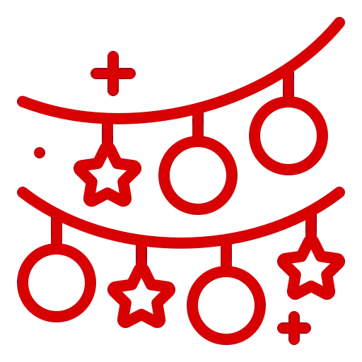 Icone lumières noel