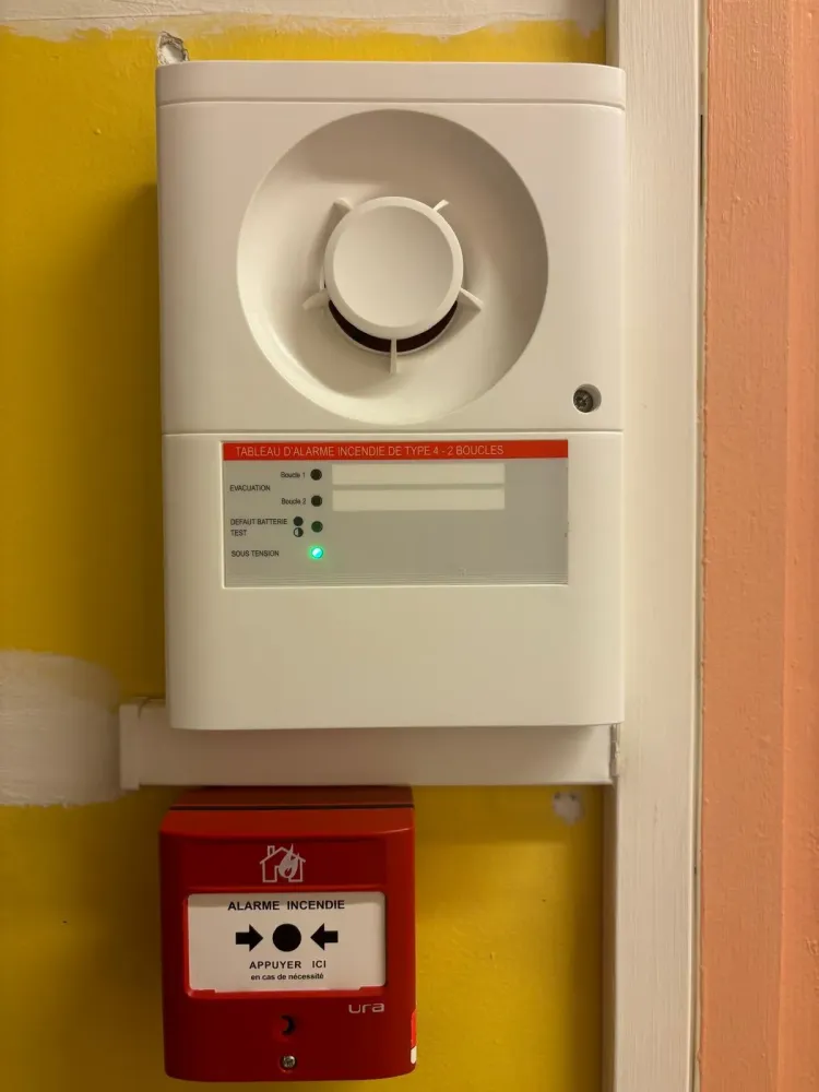 Alarme incendie près d'Anet